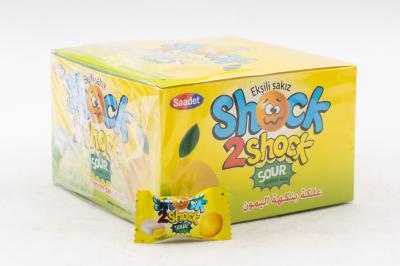 Жевательная резинка "SHOCK2SHOCK" LEMON (Лимон) 4 гр