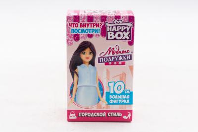 Фигурка и Карамель Happy Box Модные подружки 18 гр