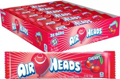 Жевательная конфета Airheads со вкусом Вишни 15,6 гр