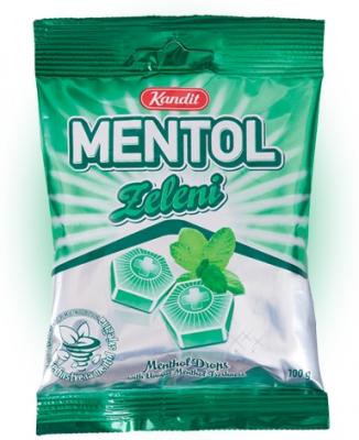 Карамель MENTOL мятный 100 гр