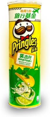 Чипсы Pringles со вкусом коктейля Мохито 110 гр