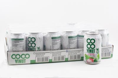 COCO Vinut Кокосовая вода с соком личи и мякотью кокоса 330мл ж/б