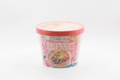 Лапша быстрого приготовления LeiQia со вкусом говядины в томатном соусе и яйцом 119 г