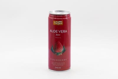 Напиток б/а негаз. Базгейн с кусочками Алоэ Вера и соком Алоэ Вера "Клубника" 240мл