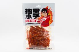 Соевое мясо Daodanxiaozi Острые и пряные палочки (красные) 102г